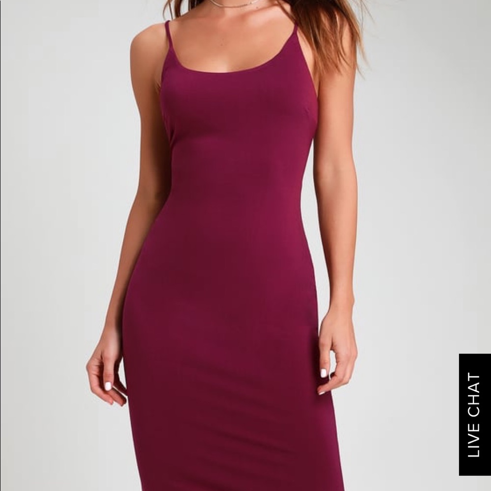 Plum purple bodycon dress- BRAND NEW